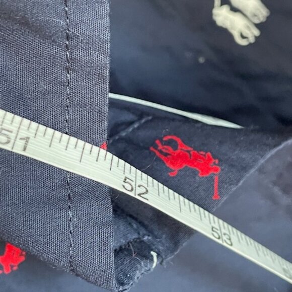 POLO RALPH LAUREN Men's All Over Polo Player Logo Robe Navy, Red, White L/XL - Picture 16 of 16